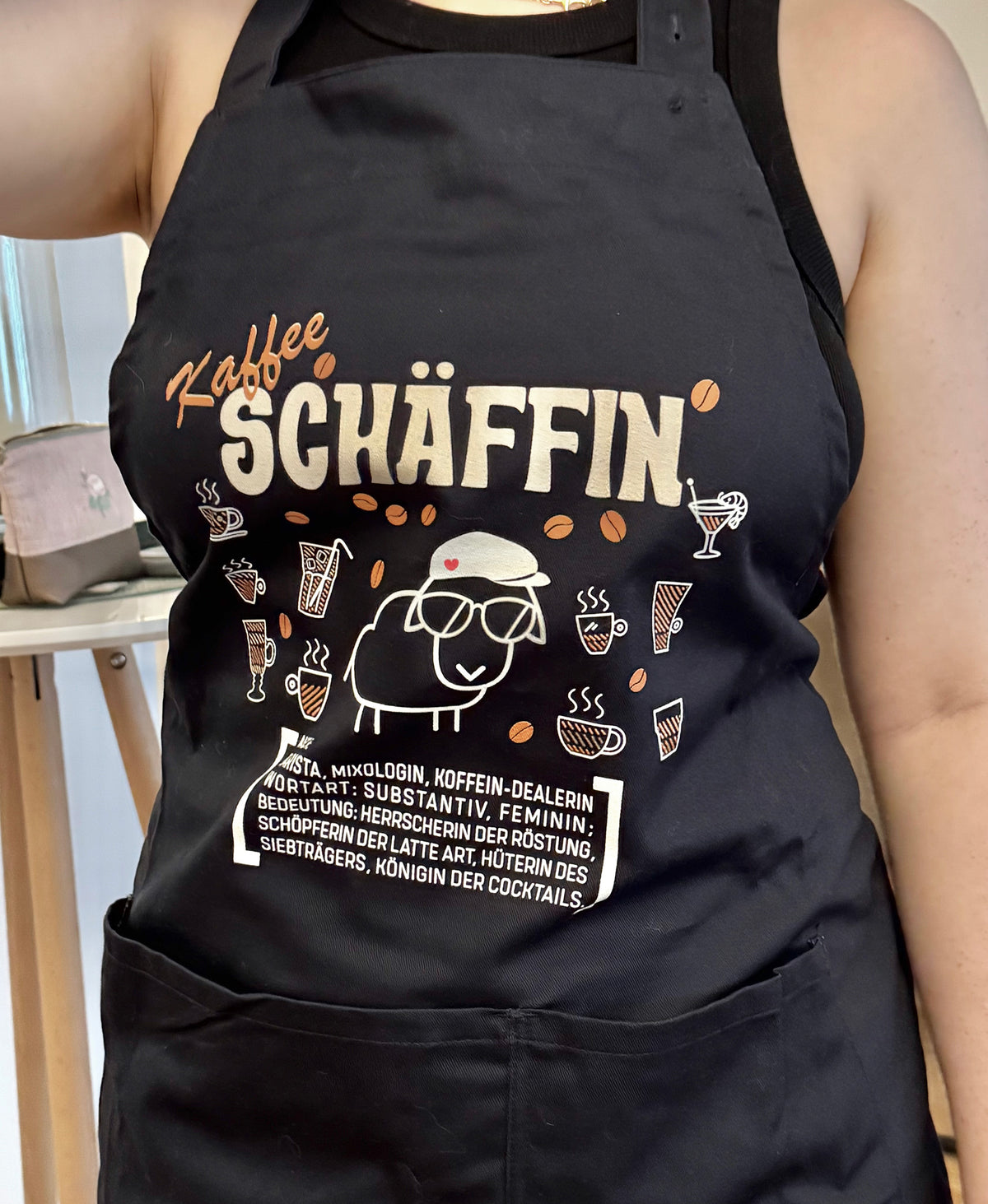 SCHÄFFIN – Kaffee Chefin Bio Schürze