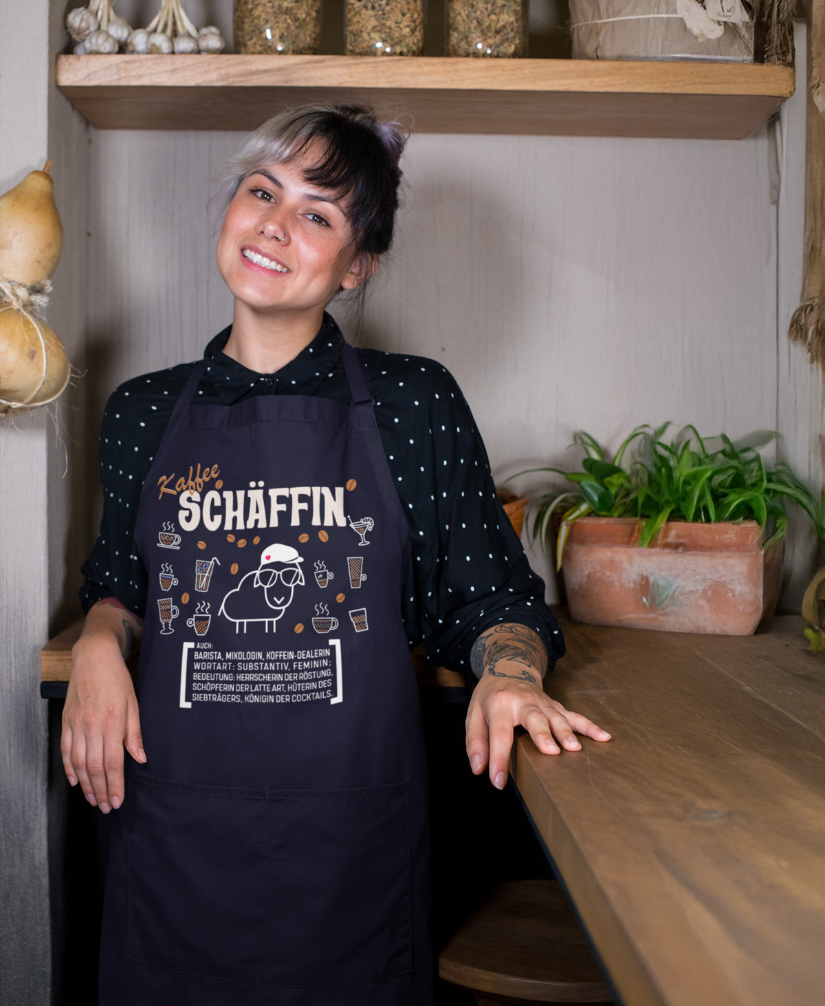 SCHÄFFIN – Kaffee Chefin Bio Schürze