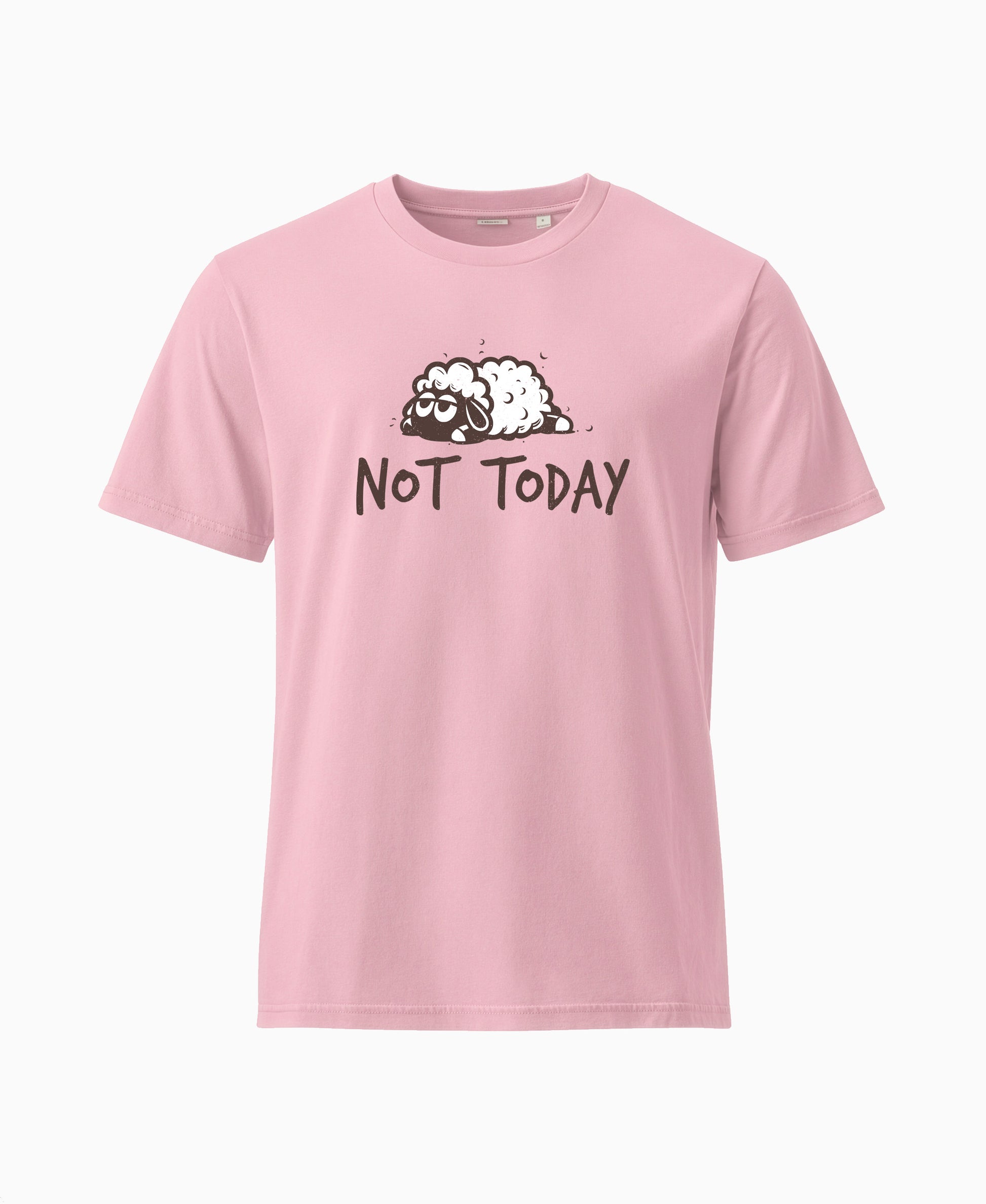SCHÄFF Not Today Vintage Schaf T-Shirt in Cotton Pink aus Bio-Baumwolle.