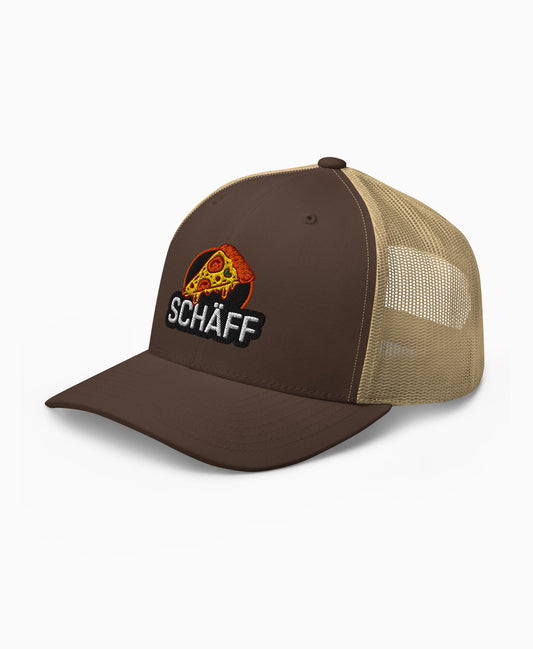 SCHÄFF – Bestickte Pizza Retro Trucker Cap