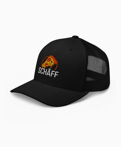 SCHÄFF – Bestickte Pizza Retro Trucker Cap