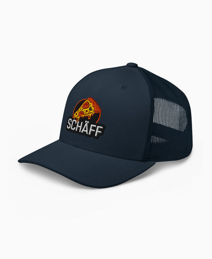 SCHÄFF – Bestickte Pizza Retro Trucker Cap