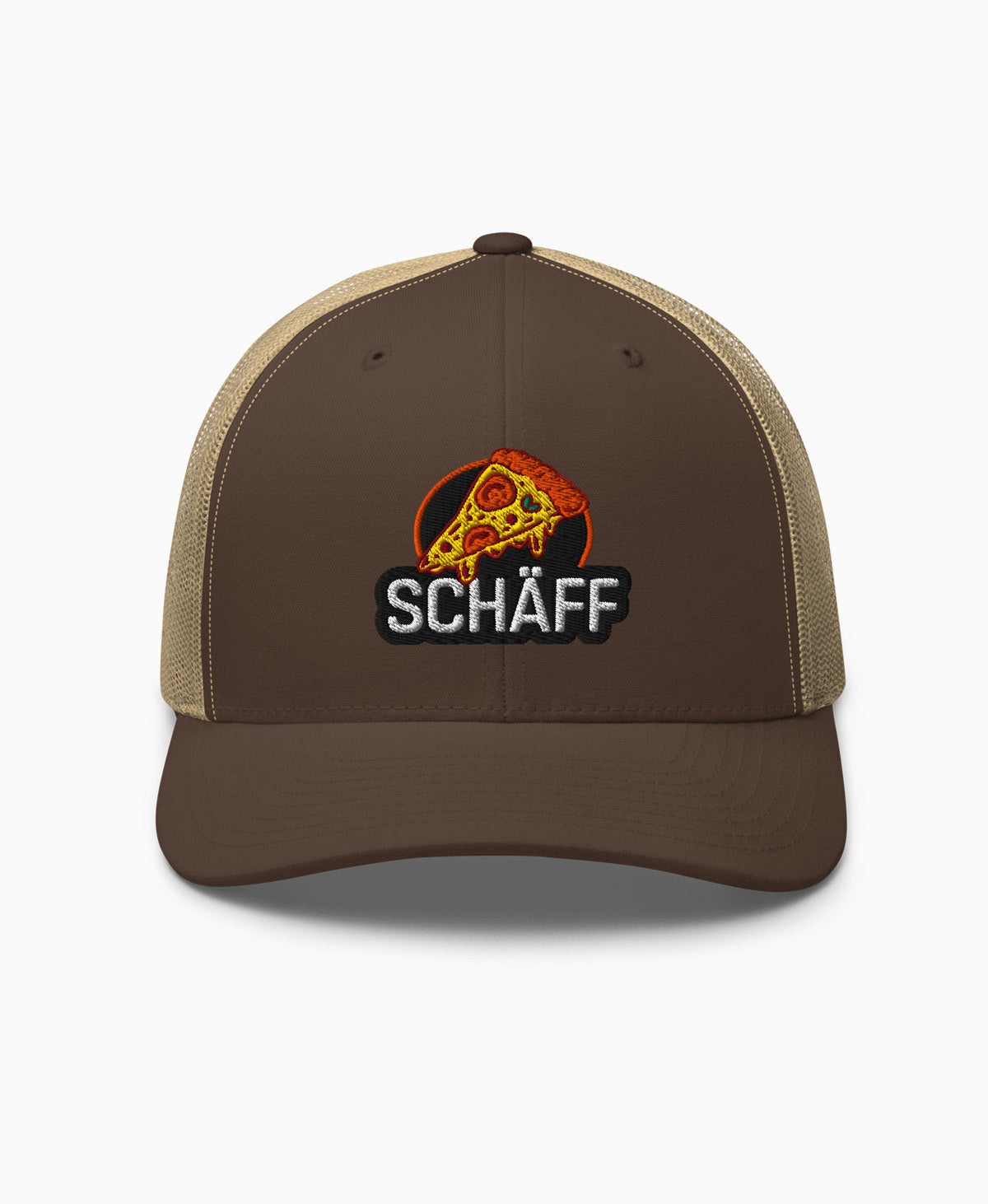 SCHÄFF – Bestickte Pizza Retro Trucker Cap