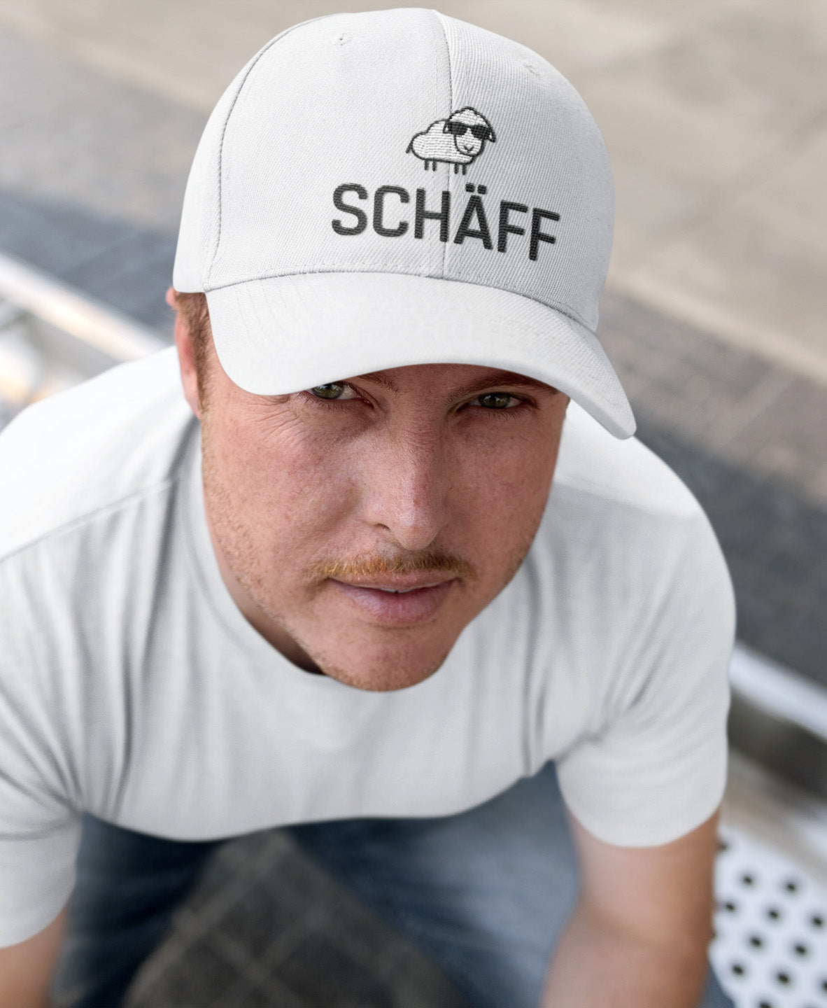 SCHÄFF – Bestickte Chef Cap in natürlichen Farben