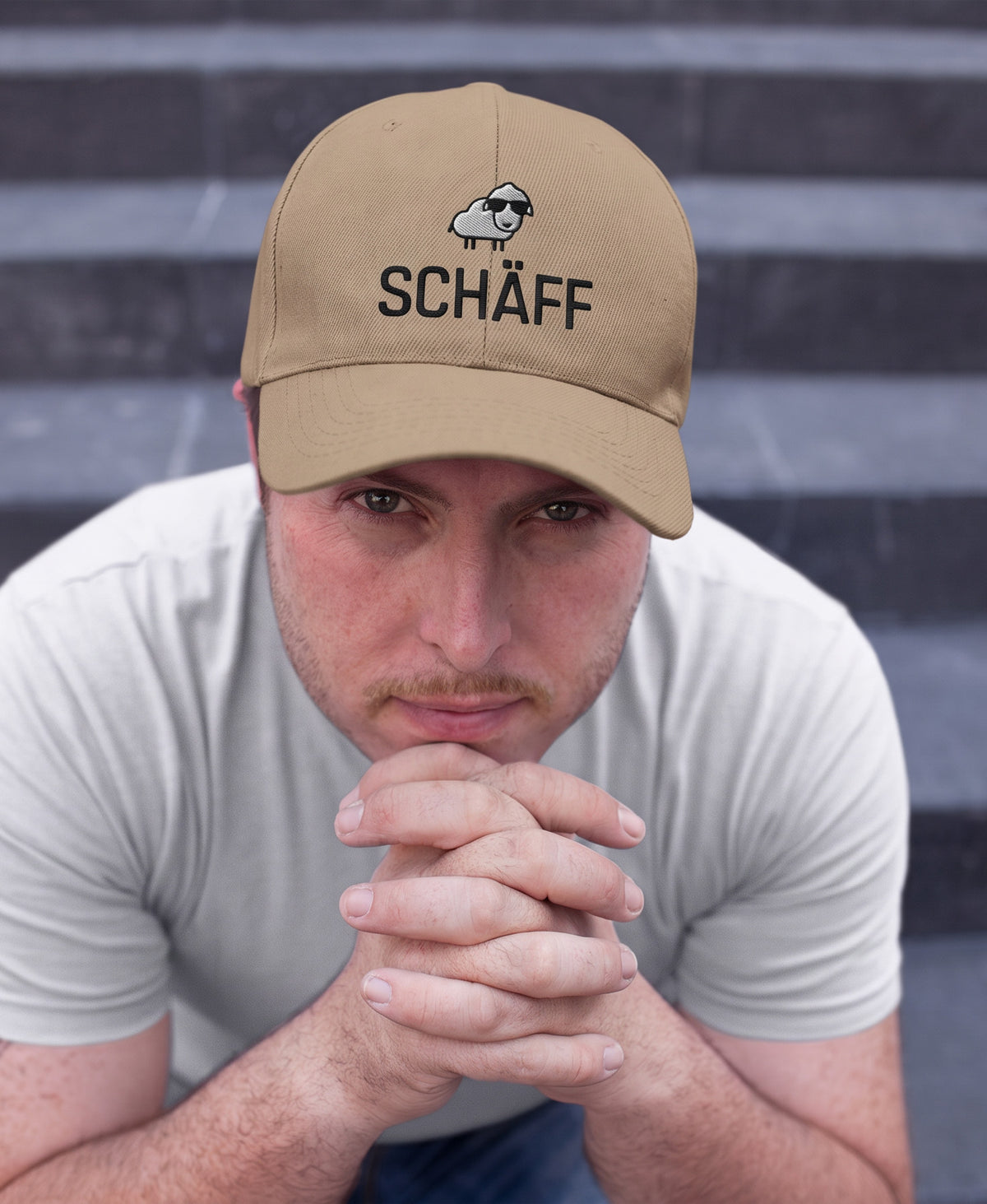 SCHÄFF – Bestickte Chef Cap in natürlichen Farben
