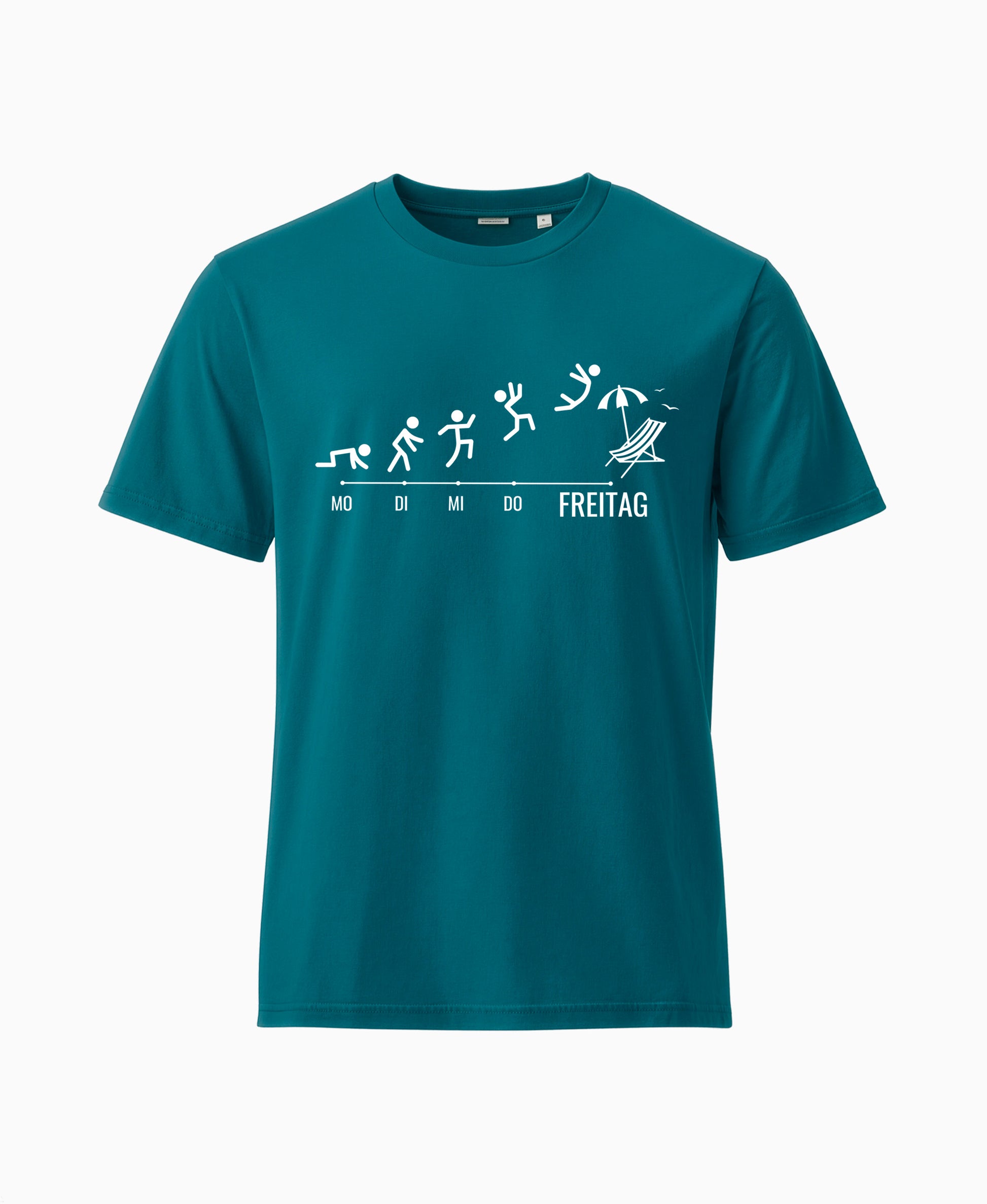 SCHÄFF – Evolution Arbeitswoche Freitag Liegestuhl T-Shirt in Farbe Stargazer.