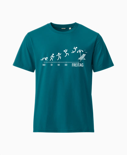 SCHÄFF – Evolution Arbeitswoche Freitag Liegestuhl T-Shirt in Farbe Stargazer.