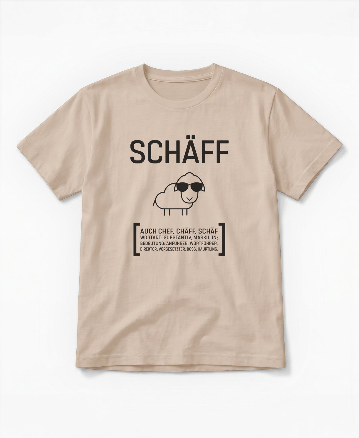 SCHÄFF – Chef T-Shirt Classic (Bio-Baumwolle)