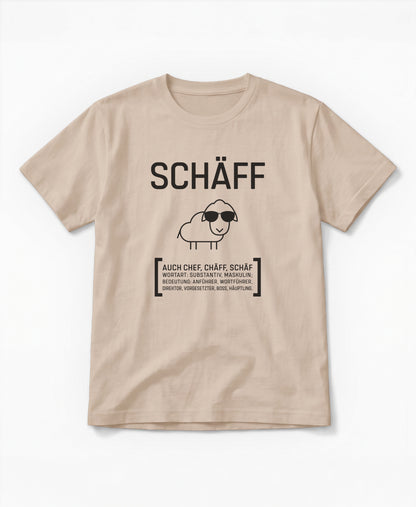 SCHÄFF – Chef T-Shirt Classic (Bio-Baumwolle)