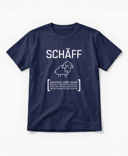 SCHÄFF – Chef T-Shirt Classic (Bio-Baumwolle)