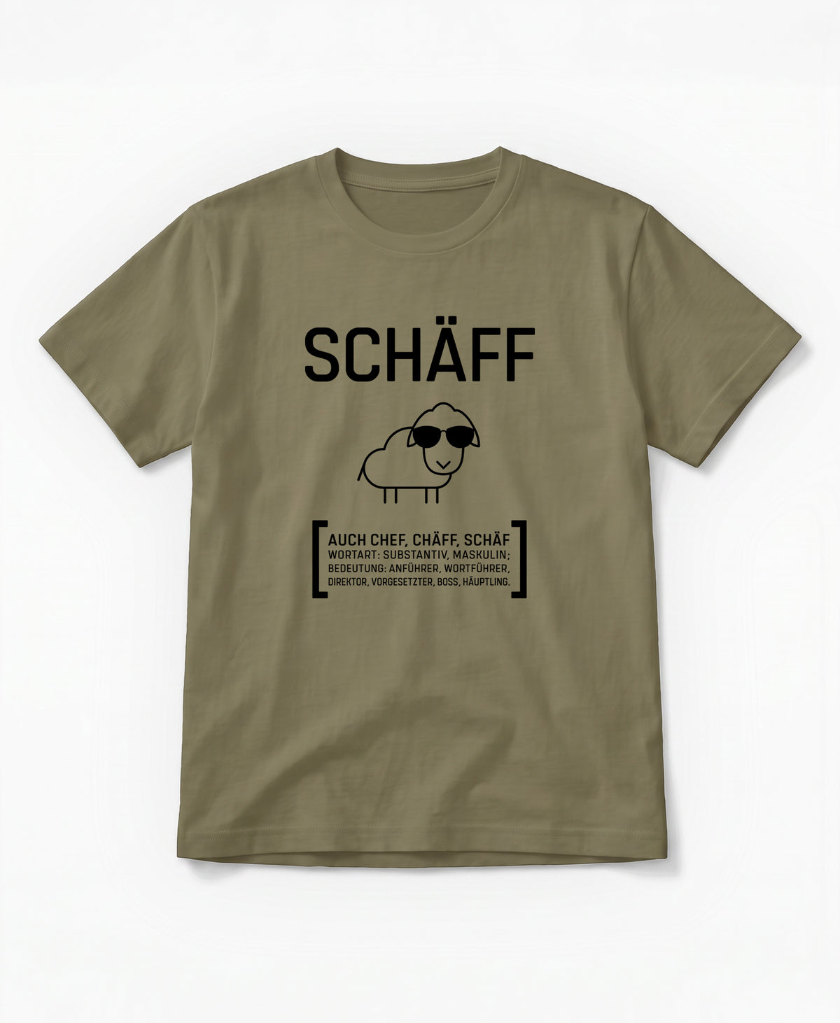 SCHÄFF – Chef T-Shirt Classic (Bio-Baumwolle)