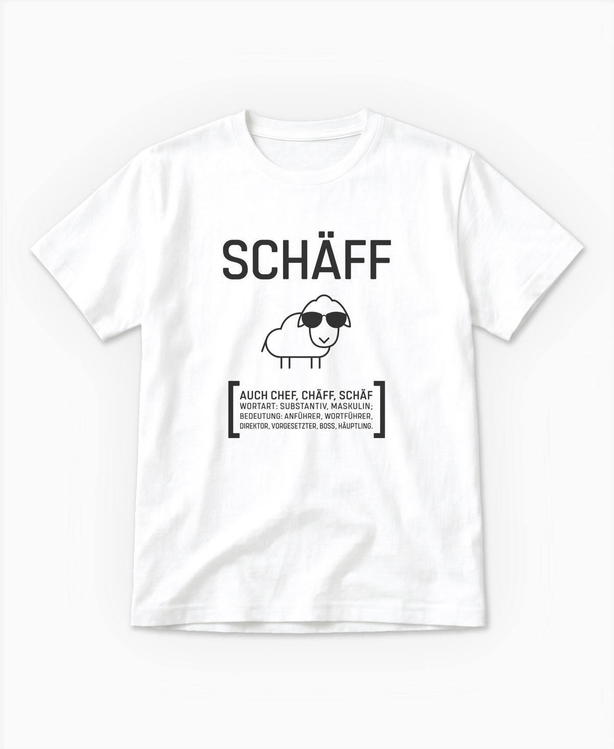SCHÄFF – Chef T-Shirt Classic (Bio-Baumwolle)