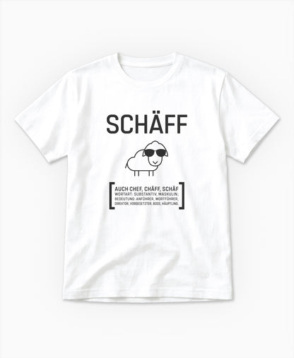 SCHÄFF – Chef T-Shirt Classic (Bio-Baumwolle)