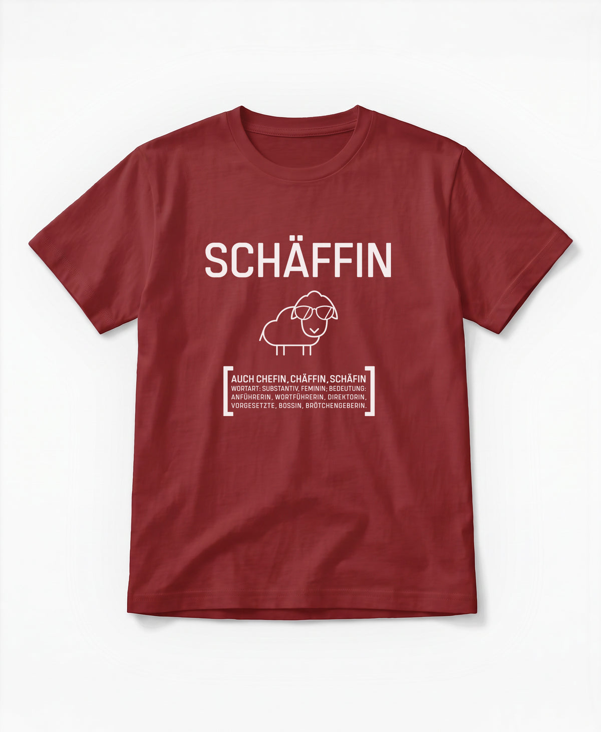 SCHÄFFIN – Chefin T-Shirt Classic (Bio-Baumwolle)