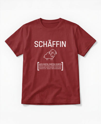 SCHÄFFIN – Chefin T-Shirt Classic (Bio-Baumwolle)
