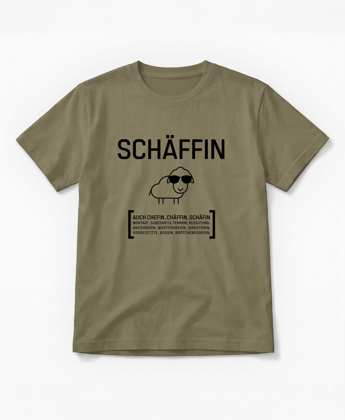 SCHÄFFIN – Chefin T-Shirt Classic (Bio-Baumwolle)