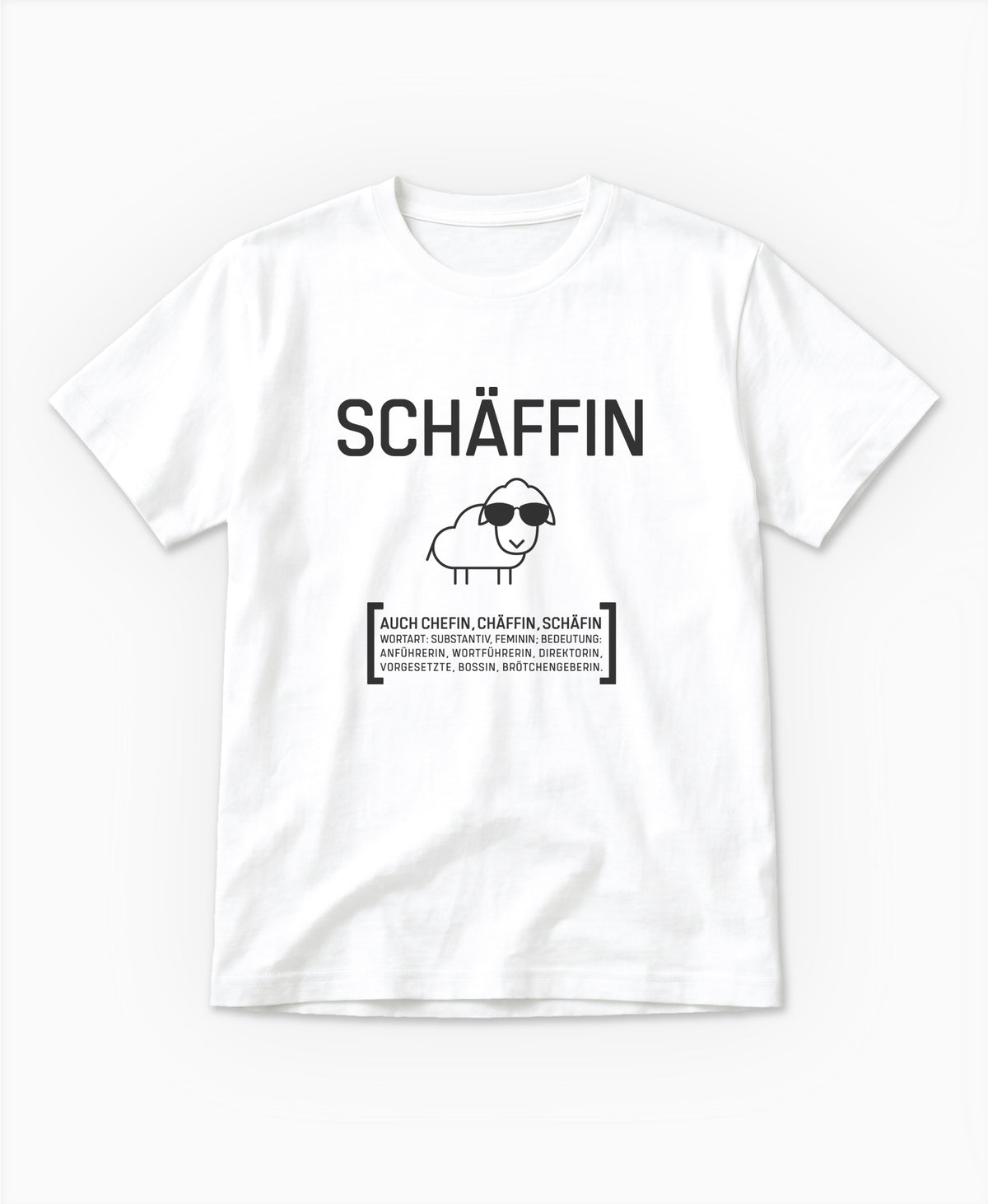 SCHÄFFIN – Chefin T-Shirt Classic (Bio-Baumwolle)