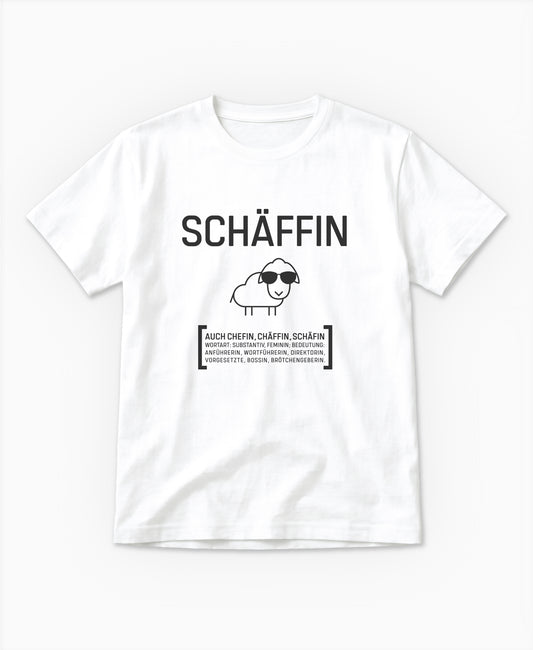 SCHÄFFIN – Chefin T-Shirt Classic (Bio-Baumwolle)