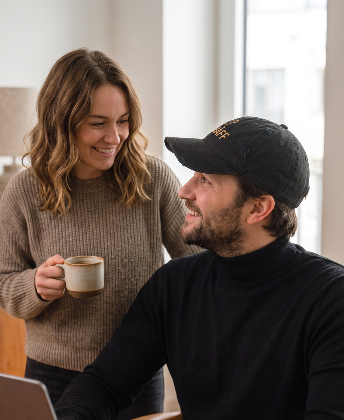 SCHÄFF – Chef Cap Used Look mit Old-Gold-Stick