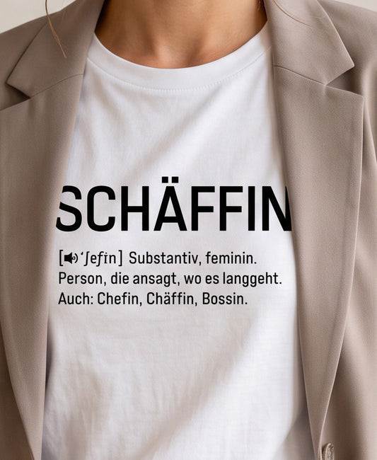 SCHÄFFIN – Chefin Definition Bio T-Shirt