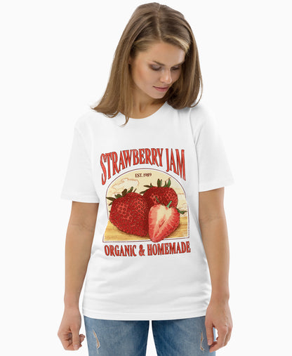SCHÄFFIN Vintage – Strawberry Jam – Erdbeer Bio T-Shirt